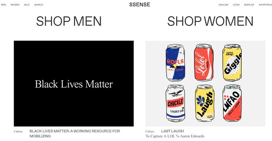 SSENSE kuponai