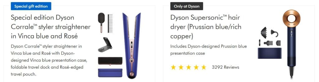 Códigos de descuento DYSON