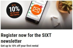 קוד שובר SIXT