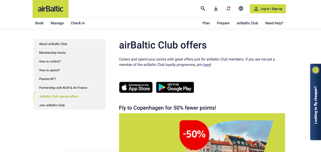 Air Baltic Club discount
