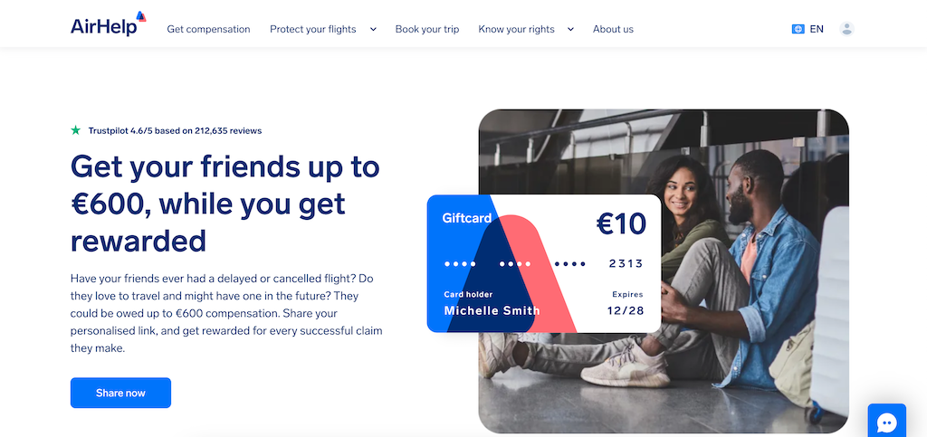 AirHelp紹介割引