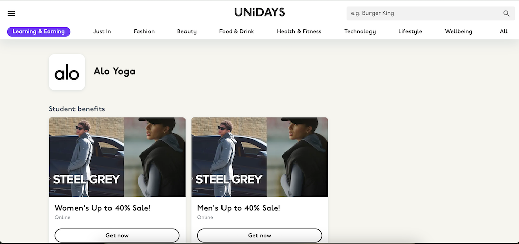 Alo Yoga Student Discount