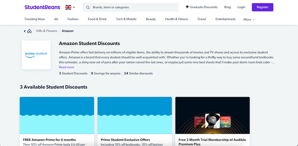 Amazon StudentDiscount 1