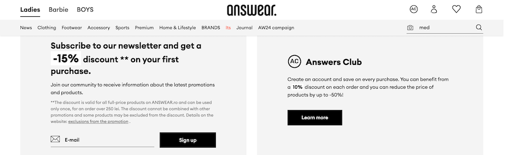 Answear ClubDiscounts