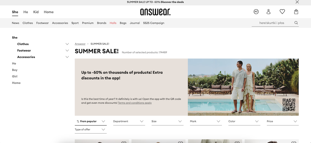 Προσφορά Answear
