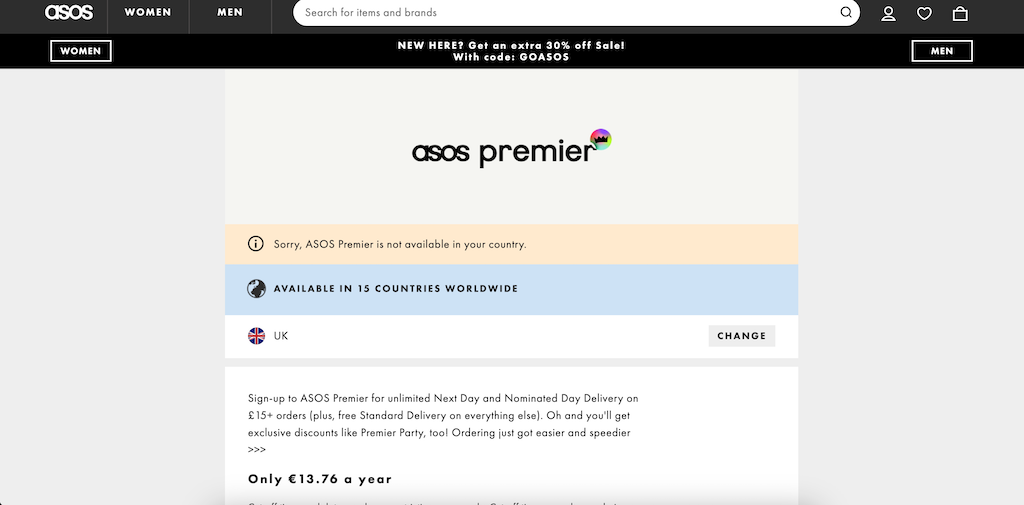 Asos Premier