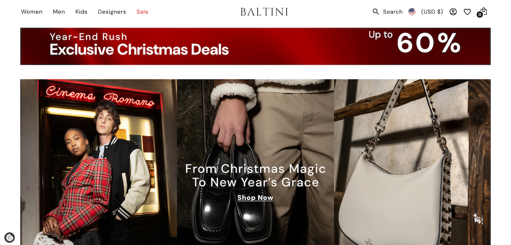 Baltini Weihnachtsrabatt