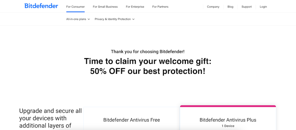 BitDefender Ny kunderabat
