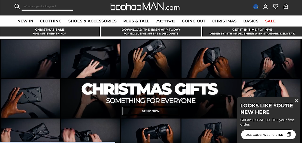 BooHooMAN NewCustomerDiscount
