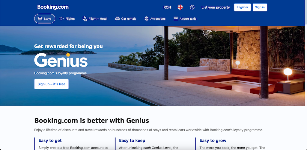 Genius Booking.com