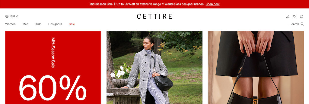 Cettire Сезонная распродажа