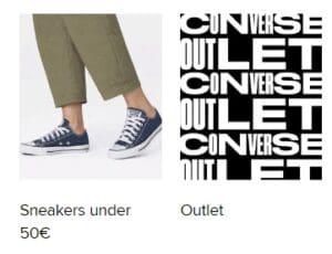 Codice promozionale CONVERSE