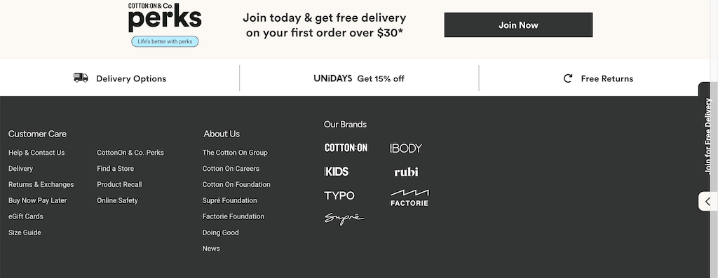 CottonOn Nowy klient Rabat