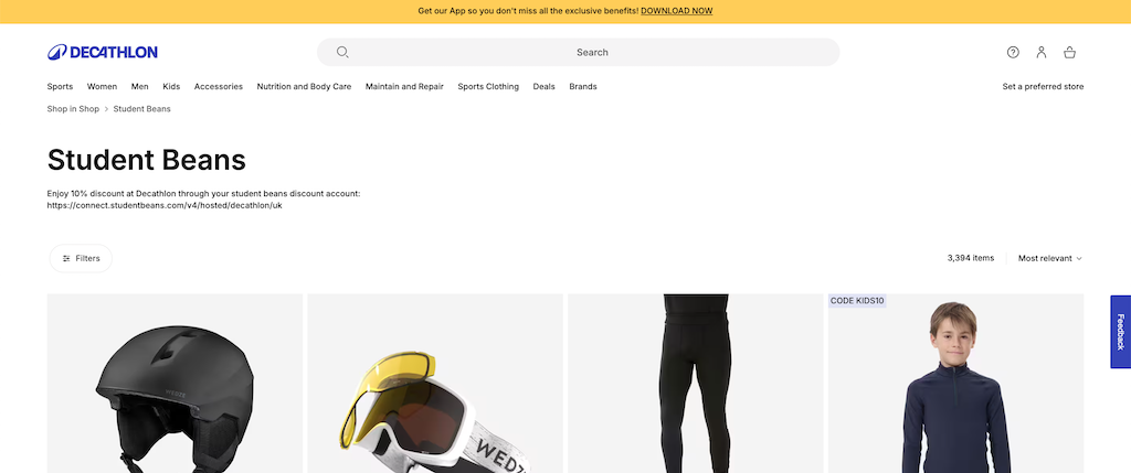 Decathlon Studenterabat 1