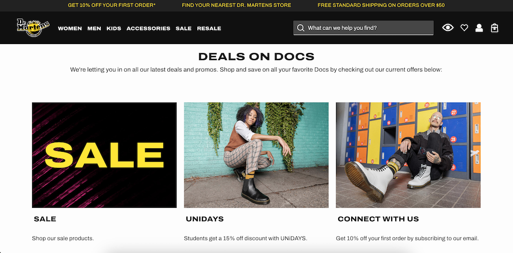 DrMartens StudentDiscountCode