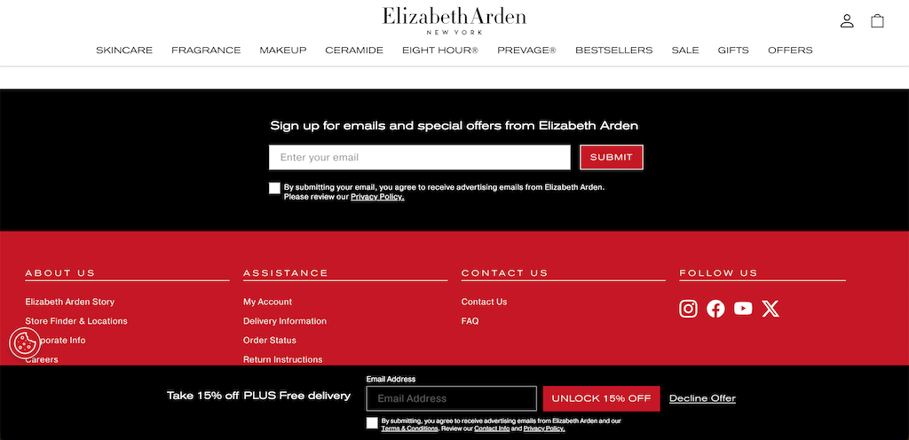 ElizabethArden Ny kunderabat