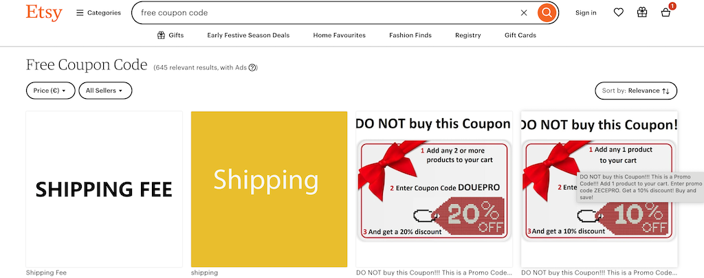 Etsy 送料無料