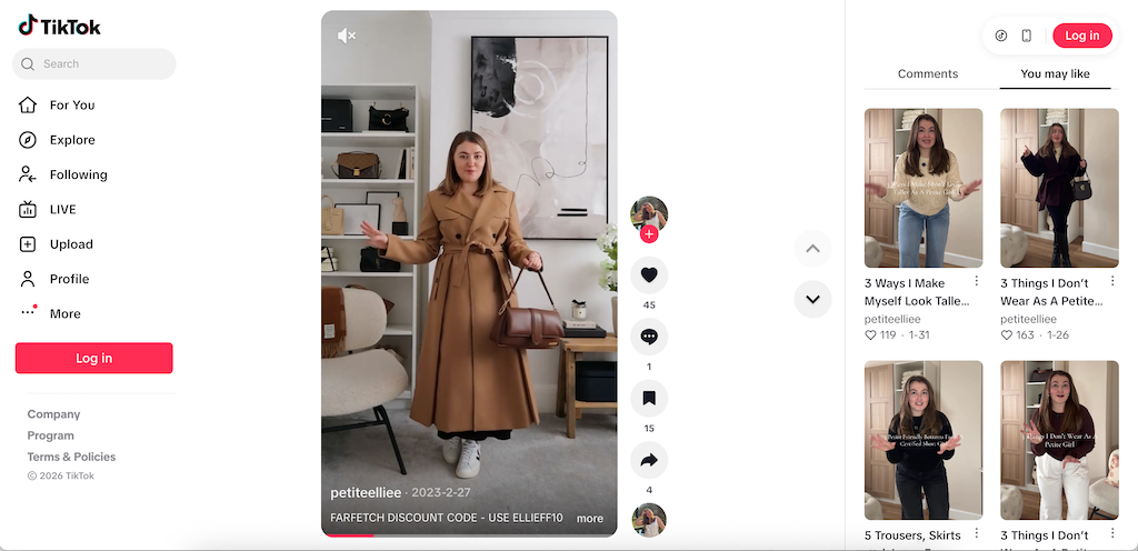Farfetch tik tok promo code