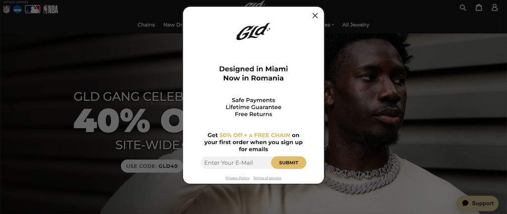 GLD NewCustomerDiscount