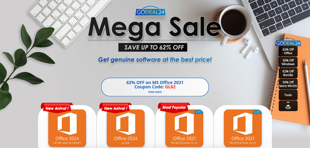 Mã giảm giá GoDeal24 Office
