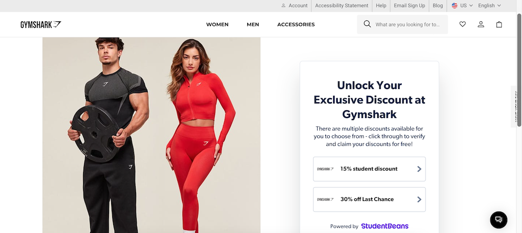 Gymshark Studentrabatt
