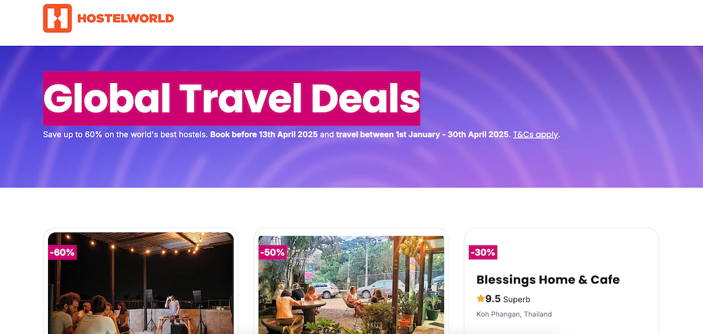 Oferty Hostelworld