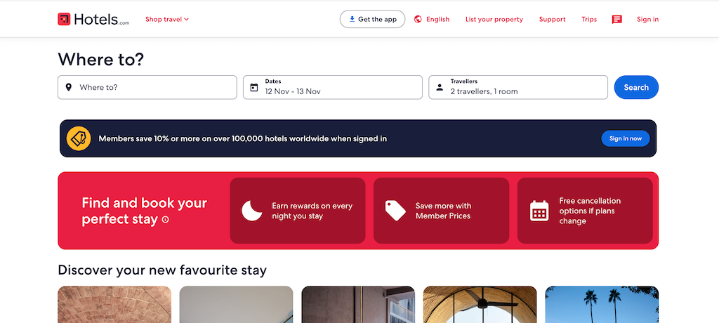 Hotels.com MembersDiscount