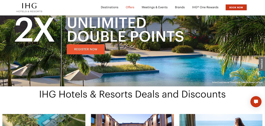 IHG piedāvājumi un atlaides