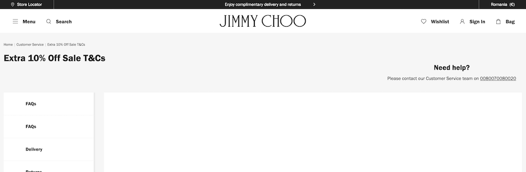 JimmyChoo 10ZniżekKupon