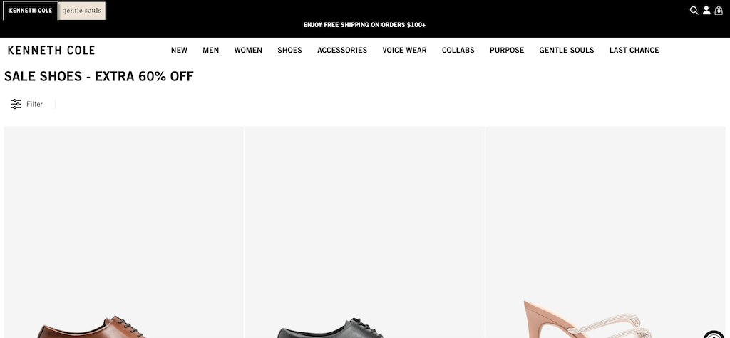 KennethCole Sprzedaż