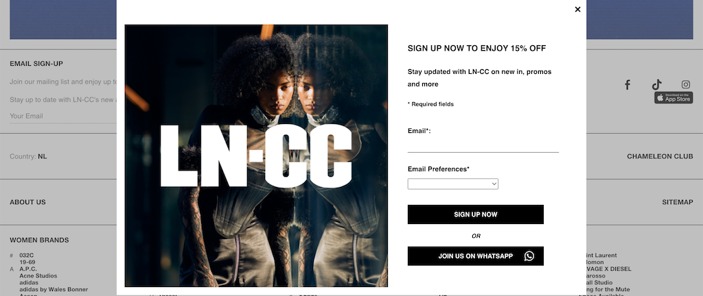 LN CC NewCustomerDiscount
