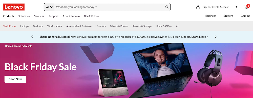 Lenovo BlackFriday