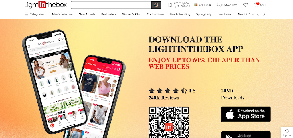 LightInTheBox Uygulamasıİndirim