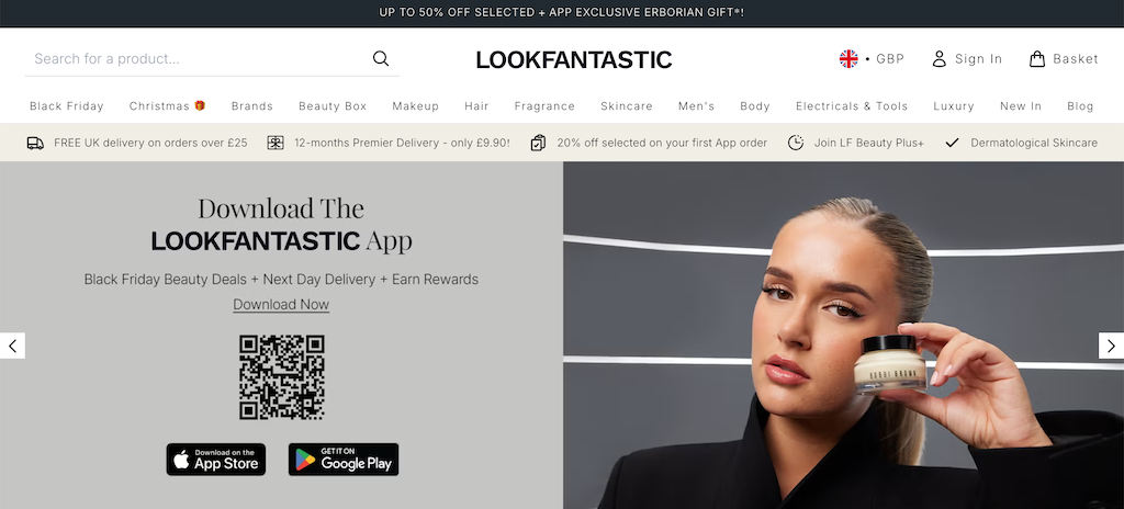 LookFantastic AppRabatt