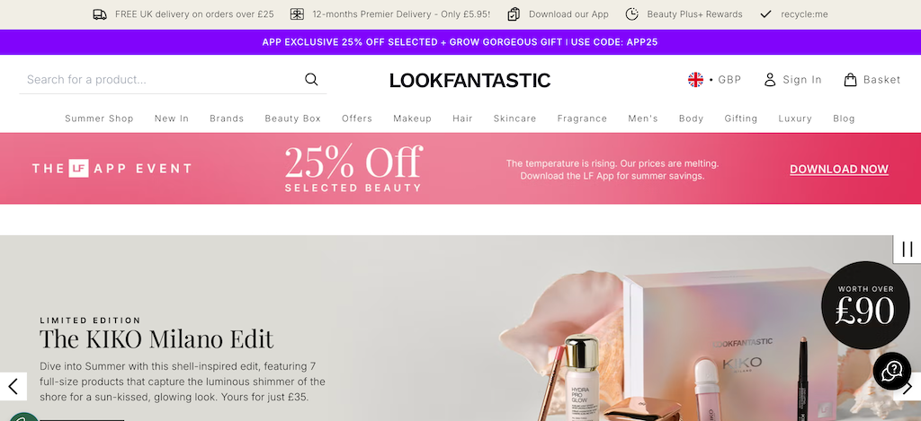 Lookfantastic Sale