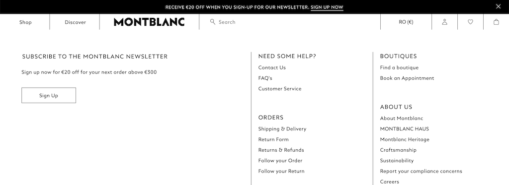 Montblanc NewsletterAtlaide