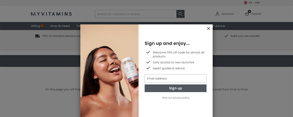 MyVitamins NewCustomerDiscount