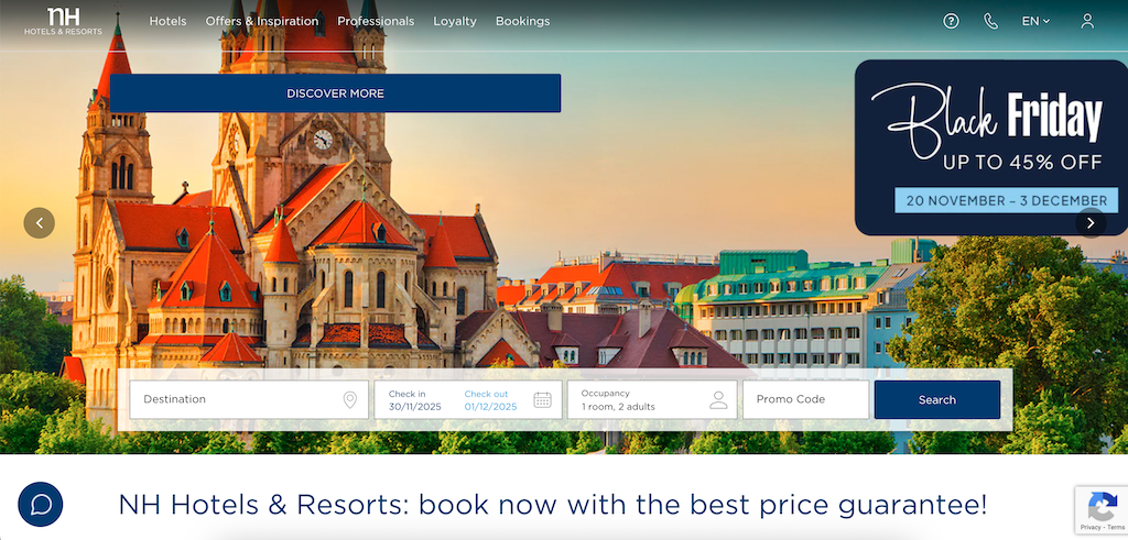 NH Hotels Black Friday tecnologia