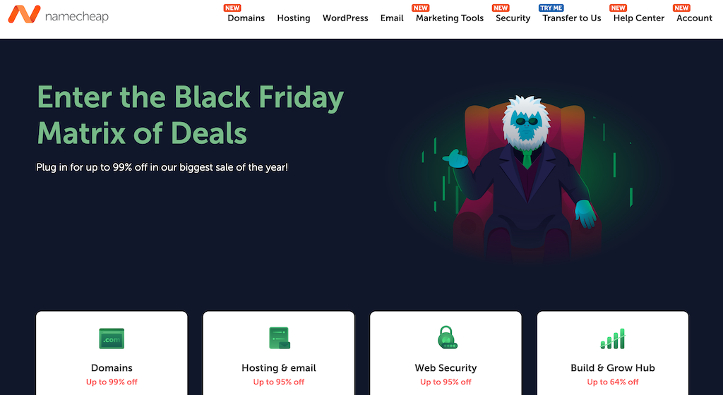 Namecheap Black Friday