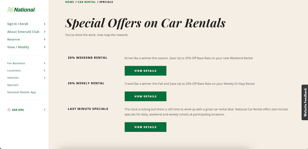 Descuentos en alquiler de coches nacionales