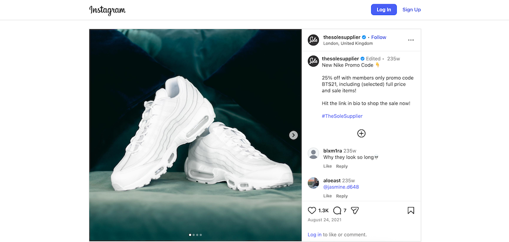 nike current promo codes