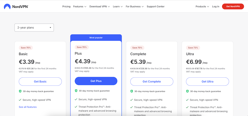 NordVPN-udsalg