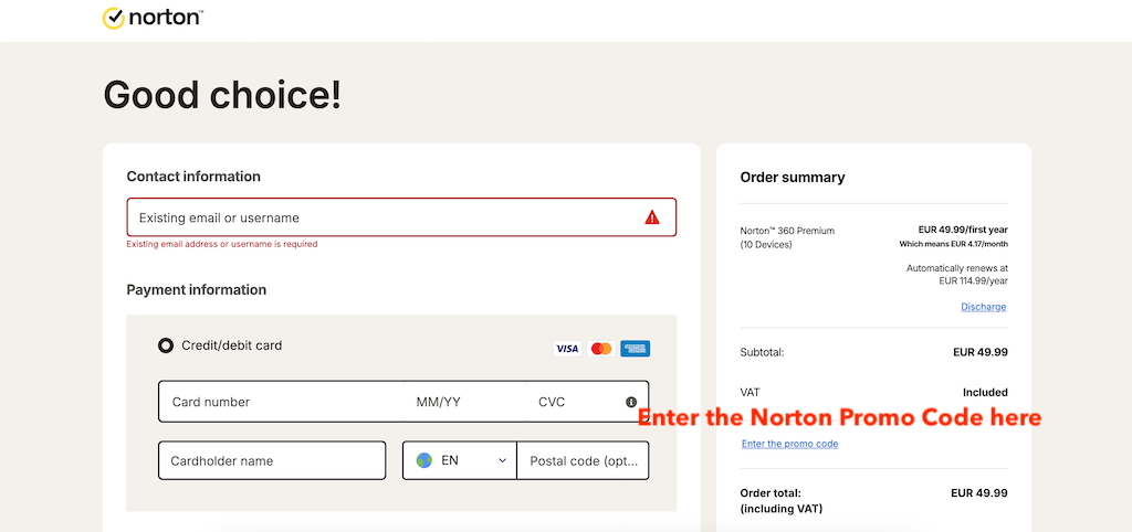 How to Use a Norton Coupon Code on Norton.com