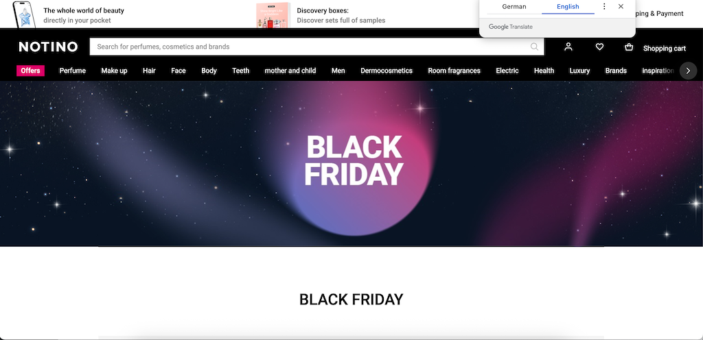 노 티노 Black Friday