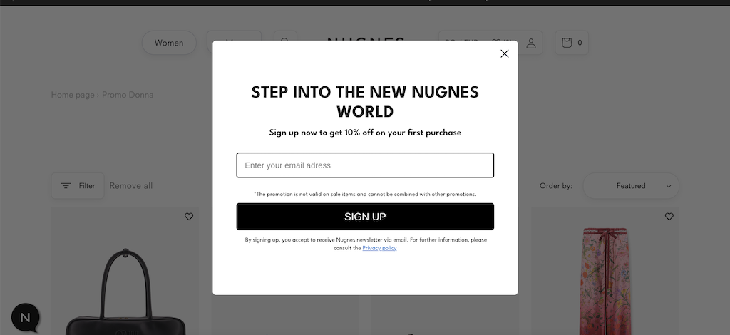 Nugnes 1920 首单折扣