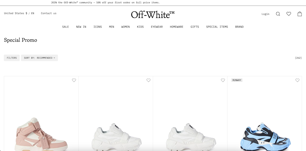 OffWhite SpecialPromo