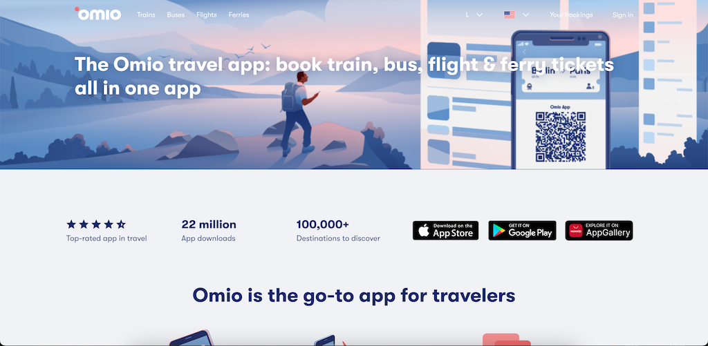 ส่วนลดแอพ Omio