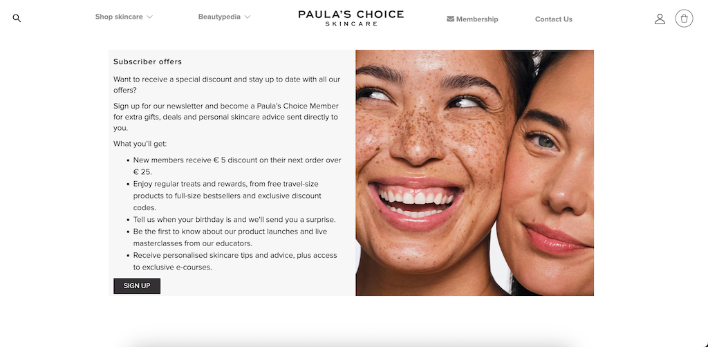 Награди за членове на Paulas Choice