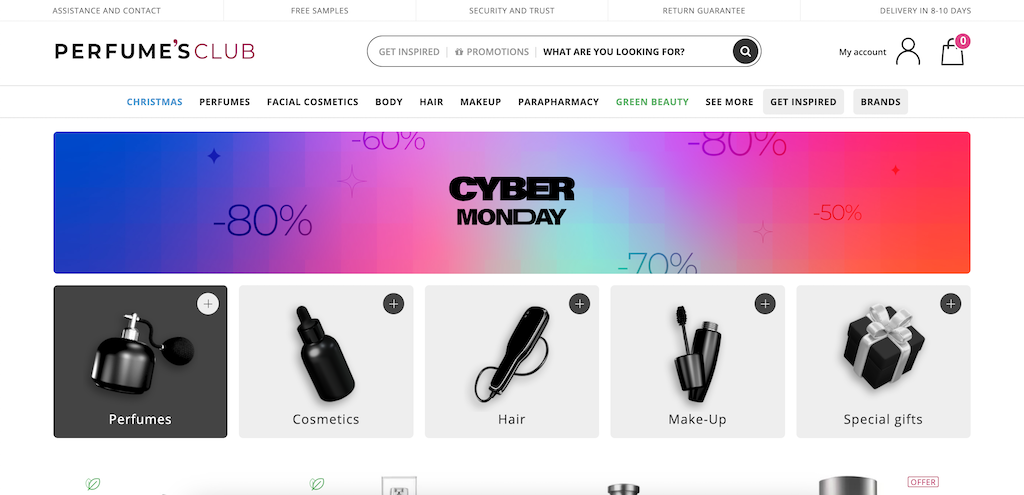 PerfumesClub CyberMonday