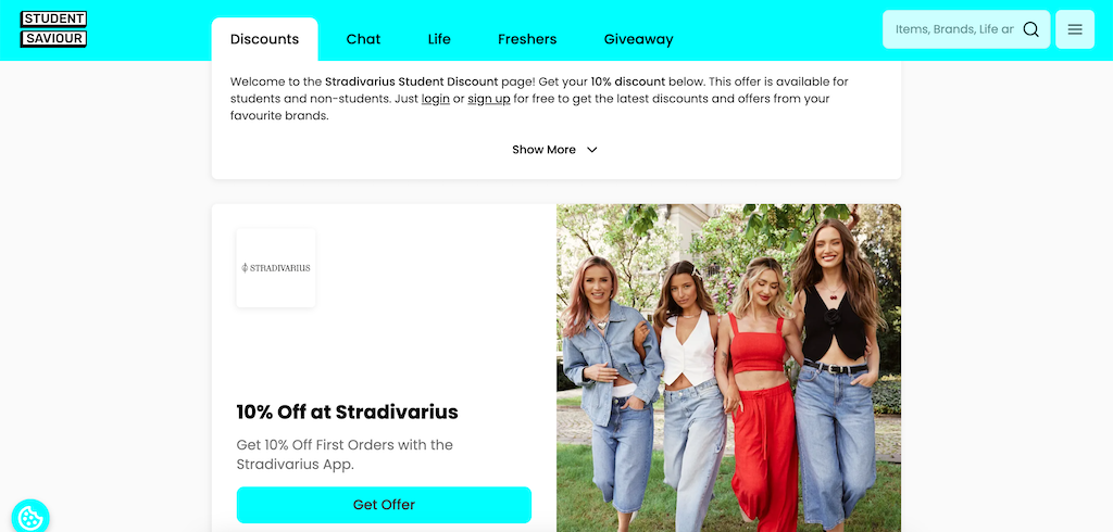 Stradivarius StudentDiscount